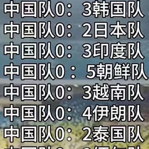 网传国足战绩图：0-5菲律宾、0-3越南；德转中国区管理员：12条比赛结果8条错误，国