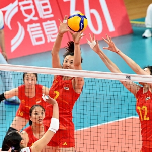 亚运会排球：中国女排3-0完胜韩国 取得三连胜