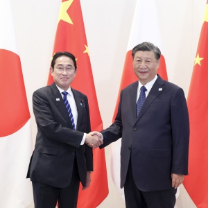 习近平会见日本首相岸田文雄