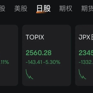 日本股市，突然崩了！亚太市场集体重挫，发生了什么？ ...
