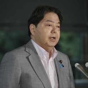 日本内阁官房长官林芳正宣布参加自民党总裁选举