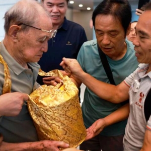 今年中秋，离家78年的他回来了