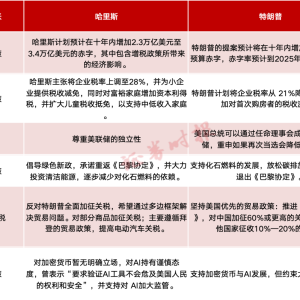 谁主白宫？投票正式开始！政策主张全梳理！“全球金融市场进入动荡时间” ...