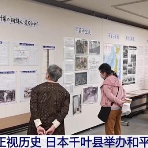 正视历史 反思战争 日本千叶县举办和平主题展览