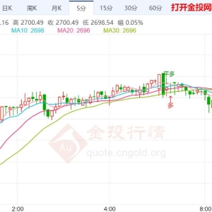 CPI数据重燃降息预期 黄金上涨直逼2700