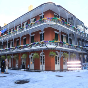 美国新奥尔良遭遇暴风雪