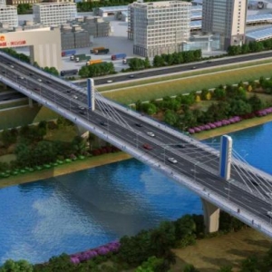 中国坝洒—越南巴刹红河界河公路大桥开工建设